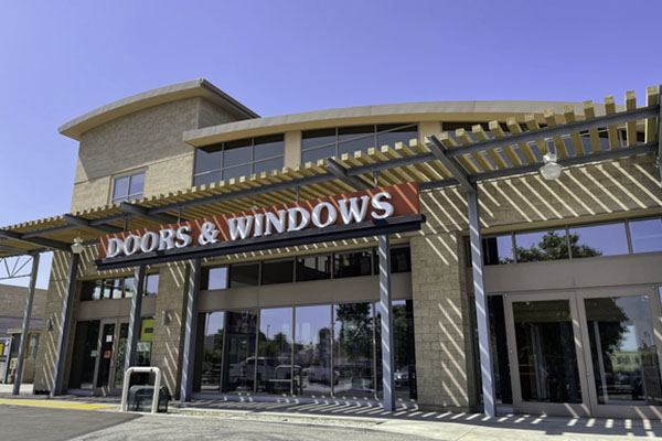 Ganahl custom doors and windows showroom. 